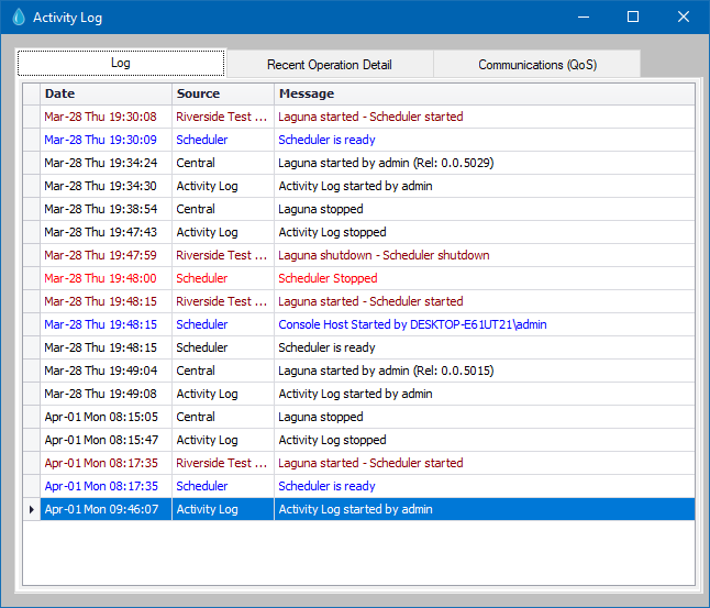 ActivityLog